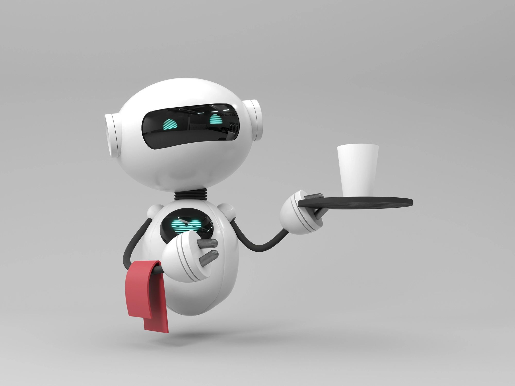 Mobile home robot assistant with household chores -